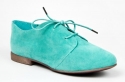 Breckelle's SANDY-31 Basic Classic Lace Up Flat Oxford Shoe,6 B(M) US,Mint