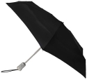 Totes Ladies Signature Basic Automatic Compact Umbrella,Black,One Size