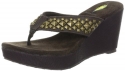 Volatile Women's Giza Wedge Sandal,Brown,9 B US