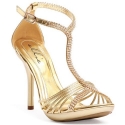 Ellie Shoes Women's 431-Majestic Sandal,Gold,6 M US