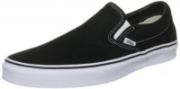 Vans Men's Classic Slip-on Skate Shoes (Black/White) (4)
