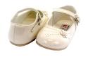 Amanda's Patent Leather Party Shoes For Toddlers Toddler Size: Toddler 6 Shoe Color: Ivory