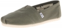 TOMS Women's Classic Canvas Slip-On,Olive,5 M US