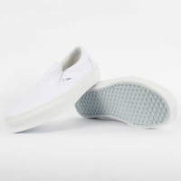 Vans Adult Classic Slip On Sneakers - true white, men's 3.5, women's 5