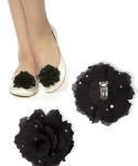Glimmer shoe clip - Black