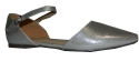 Breckelle's Dolley-03 Designer Inspired Pointy Toe D'orsay Flat,5.5 B(M) US,Silver-24