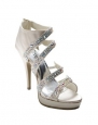 Wedding & Bridesmaid Shoes Strappy Platform Sandal. Sizzle by Coloriffics. Nude