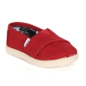 Toms Red Canvas Classic Tiny Infant ALPRG 013001D13-RED (SIZE: 4)