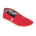 TOMS Kids's TOMS YOUTH CLASSICS RED CANVAS CASUAL SHOES 12 Kids US (RED)