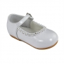 Brianna's Patent Leather Party Shoes for Infants (Infants 1, White)