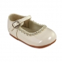 Brianna's Patent Leather Party Shoes for Infants (Infants 2, Ivory)