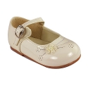 Amanda's Shiny Party Shoes (Infants 3, Ivory)