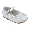 Amanda's Shiny Party Shoes (Infants 1, White)