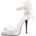 451-BRIDE, 4.5 Heel Sandal White Size 7
