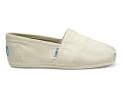 Toms Classic Natural Canvas Womens Shoes Size 7 US