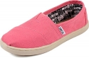 TOMS Youth Pink Canvas Classic Espadrilles-UK 2