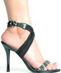 Ellie Shoes Women's 457-Paula Sandal,Black,6 M US