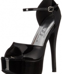 Ellie Shoes Women's 652-Bambi Dress Sandal, Black, 6 B Us