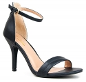 Glaze WILLOW-2 Stiletto High Heel Ankle Strap Sandal