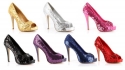Ellie Shoes Women's 415-Flamingo Pump,Gold,5 M US