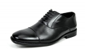 Bruno MARC DP06 Men's Formal Modern Leather Wing Tip Loafers Lace Up Classic Lined Oxford Dress Shoes BLACK SIZE 6.5