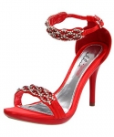 Ellie Shoes Women's 431-Sterling Sandal,Red,5 M US