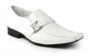 Delli Aldo M-19231 Mens Loafers Dress Classic Shoes w/ Leather Lining, White, 6.5