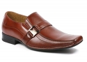 Delli Aldo M-19231 Mens Loafers Dress Classic Shoes w/ Leather Lining, Brown, 6.5