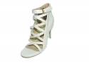 Nine West Takmeout Beige, Tan 4.5 heels, Strappy Sandals Size 9 M