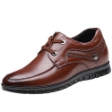 Freerun Men's Lace-up High Increase within Business Dress Leather Oxfords (6 B(M)US,brown)