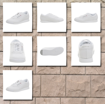 Reebok women's princess sneaker,white,5 w