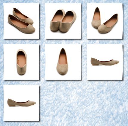 Ollio womens ballet flats loafers comfort light faux suede low heels beige shoes