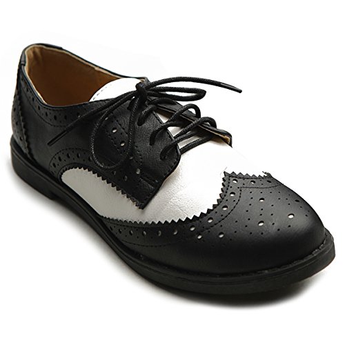 two tone oxford shoes womens ollio s flat shoe wingtip lace up two tone oxford 5 two tone oxford shoes womens ollio s flat shoe wingtip lace up two tone oxford 5